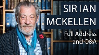 Sir Ian McKellen  Full Address and QampA  Oxford Union [upl. by Hamehseer]