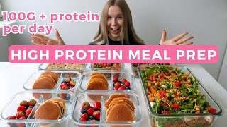 Healthy Weekly Meal Prep  100G  protein per day [upl. by Navis373]