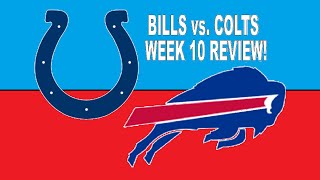 Buffalo Bills vs Indianapolis Colts Week 10 Review [upl. by Butcher42]