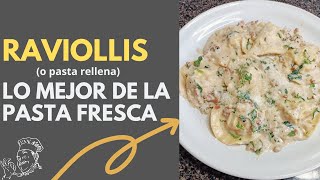 Recetas italianas raviolis caseros 🍝  Skullkitchen [upl. by Enicar]