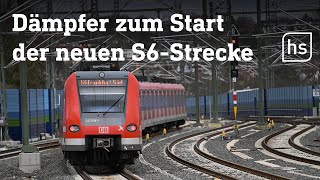 Neue S6Strecke Vier Gleise und pünktlichere Züge  hessenschau [upl. by Aninahs879]