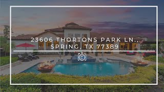 23606 Thortons Park Ln Spring TX 77389 [upl. by Megan828]