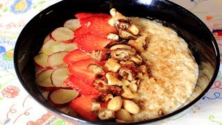 DESAYUNO QUE ADELGAZA AVENA CON LECHE Y FRUTA 💪 💪 [upl. by Malamud]