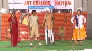 funniest Haryanavi skit Jat College Kaithal Haryana हरियाणवी नाटक [upl. by Assirroc]