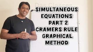 Maths made EasyCramers rule explainedGraphical method explained [upl. by Nihcas]