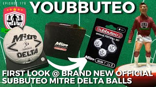 FIRST LOOK  Brand New Official Subbuteo X Mitre Delta Balls Youbbuteo [upl. by Particia]