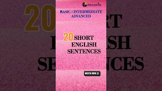 20 SHORT ENGLISH SENTENCESSPOKEN ENGLISH IN TAMIL SHORTSTHE READERS shorts thereaders grammar [upl. by Irodim]