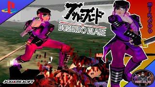 Bushido Blade  Mikado Story Mode Playthrough🌟 2 Endings Hard PS1 Longplay [upl. by Lawlor]