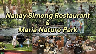 171 vlog The Nanay Simeng Restaurant amp Maria Nature Park in Tayabas  Quezon [upl. by Romeon]