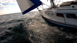 SV Thanks Dad  Solo sail on Lake Michigan [upl. by Indihar]