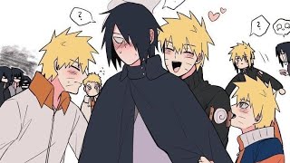 Sasuke de diferentes dimensiones reacciona a Naruto sasunaru °Leer descripción° [upl. by Acireit]