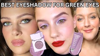 BEST EYESHADOW COLORS FOR GREEN EYES [upl. by Arnuad]