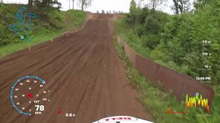 MXSM GoPro Lap 2017  Ulricehamns MK  211 Rasmus Sjöberg [upl. by Anead]