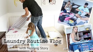 Laundry Routine  Nesting Story  Ep 1 [upl. by Stenger145]