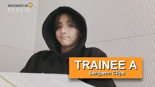 Trainee A Sangwon Clips For Edits [upl. by Temhem893]