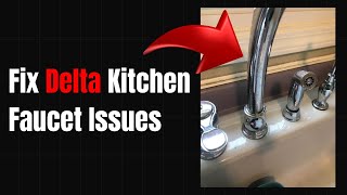 How to Fix Delta Kitchen Faucet Issues [upl. by Kleper]