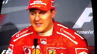 Michael Schumacher World Champion for 7th time [upl. by Juan]