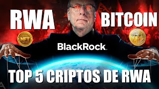 TOP 5 CRIPTOS RWA QUE VÃO EXPLODIR  BLACKROCK APOSTA EM RWA E CRIPTOMOEDAS PODEM FAZER 100X [upl. by Notac382]