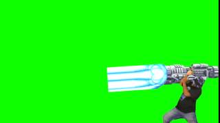 GREEN SCREEN dx proton cannon [upl. by Socem289]