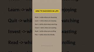 How to succeed in life [upl. by Benjamen639]