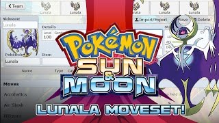 Lunala Moveset Guide How to use Lunala Pokemon Sun and Moon w PokeaimMD [upl. by Diad]