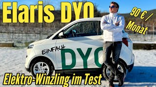 Elaris Dyo ElektroKleinstwagen im ersten Test  Review  Preis  Dorcen E20  2023 [upl. by Norbel]