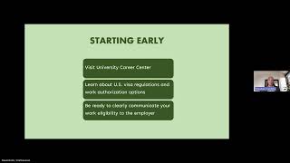 Mapping Your Success University Career Centers Resources for International Students [upl. by Rob480]