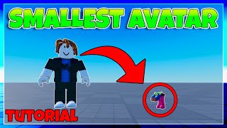 How to Get The SMALLEST Avatar in Roblox WORKING TUTORIAL [upl. by Eremaj]