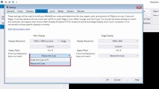 Configuing the Cue Setup in MediaShout 6 [upl. by Elocan776]