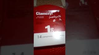 دواء clamoxyl 1g مضاد حيوي لعلاج الامراض التنفسية مثل la gripe w les angine [upl. by Phillie890]