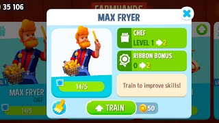 FarmVille 3 Gameplay  MAX FRYER Upgraded to Level  2 [upl. by Paulson]