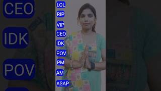 Useful Abbreviations bahut he kam log jante honge with rajkumar rao chumma song  learningatozee [upl. by Vivienne361]