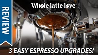 Top 3 Best Easy Espresso Upgrades Filter Baskets Shower Screen and Group Gasket [upl. by Oibirot]