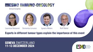 ESMO ImmunoOncology 2024 Experts in different tumour types explain the importance of this congress [upl. by Tnahsarp]