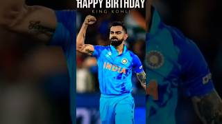 Happy birthday Virat Kohliviratkohlicricketbirthdaycelebrationtrendingytshortsreelsshortsyt [upl. by Annaitsirk794]