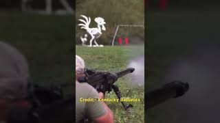 Anti tank rifle vs human dummy with military vest [upl. by Tuck]