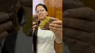 Dubai ka viral kunafa Cake 😂🤭 delhiist cooking kunafachocolate chocolate ytshorts foodie [upl. by Ennael]