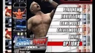 WWE Raw vs SmackDowN 2008 PsP  Full Roster and more [upl. by Aicnerolf]