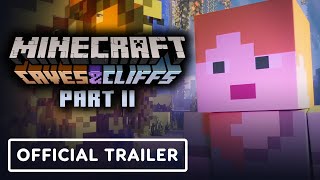 Minecraft Caves amp Cliffs Update Part 2  Official Launch Trailer [upl. by Ahsie]