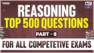 DAY 8  REASONING GOOD LUCK SESSION [upl. by Marji]