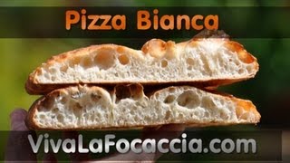 Ricetta Pizza Bianca nel Forno a Legna AlfaPizza [upl. by Aigil]