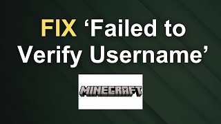 How to Fix Failed to Verify Username in Minecraft Aternos [upl. by Pathe]