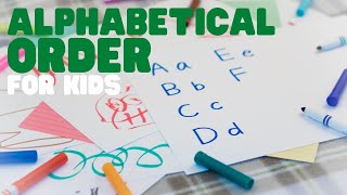 Alphabetical Order  ABC Order  Learn how to place words in alphabetical order [upl. by Oruhtra]