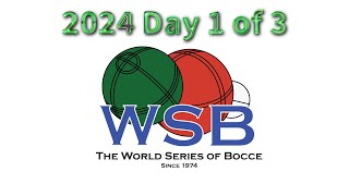 2024 World Series of Bocce Day 1 [upl. by Akemit]