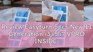 Review Easyturn 5pcs New 11 Generation i3 i5 i7 VPRO INSIDE Laptop Desktop CPU DIY Sticker PH [upl. by Hertzfeld]