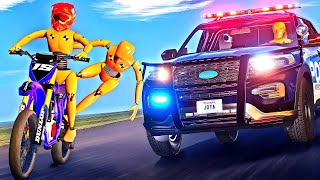 Police Chase and Car Crashes 02 BeamNGDrive [upl. by Etak]