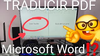 ✍🔄 Como TRADUCIR un PDF de INGLÉS a ESPAÑOL en WORD FÁCIL Y RÁPIDO [upl. by Eeslek]