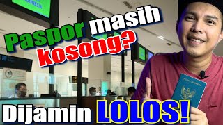 Tips LOLOS ke Luar Negeri Dengan Paspor Masih Kosong [upl. by Eentruok162]