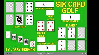 Six Card Golf card game in Beta test [upl. by Herrah]