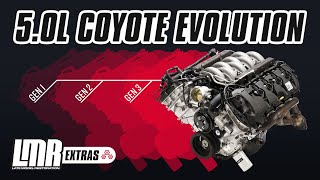 Evolution Of The Mustang 50L Coyote Engine  Gen 1 Gen 2 amp Gen 3 [upl. by Simonne]